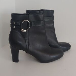 Lauren Ralph Lauren Black Myla Ankle Boots/Booties Women's Size 8B